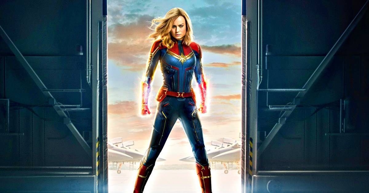 Details about   Captain Marvel Carol Danvers Brie Larson Marvel Universe Avengers Movie Poster 